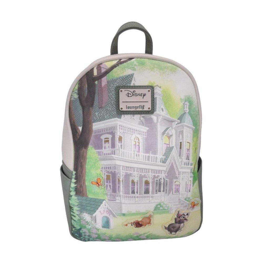 Loungefly Disney Lady & the Tramp Loved One House Mini Backpack Pre-Owned